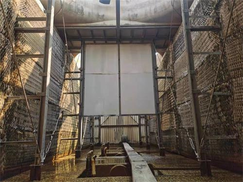 玻璃鋼冷卻塔的落水噪聲和其防治措施,玻璃鋼冷卻塔結(jié)構(gòu)圖